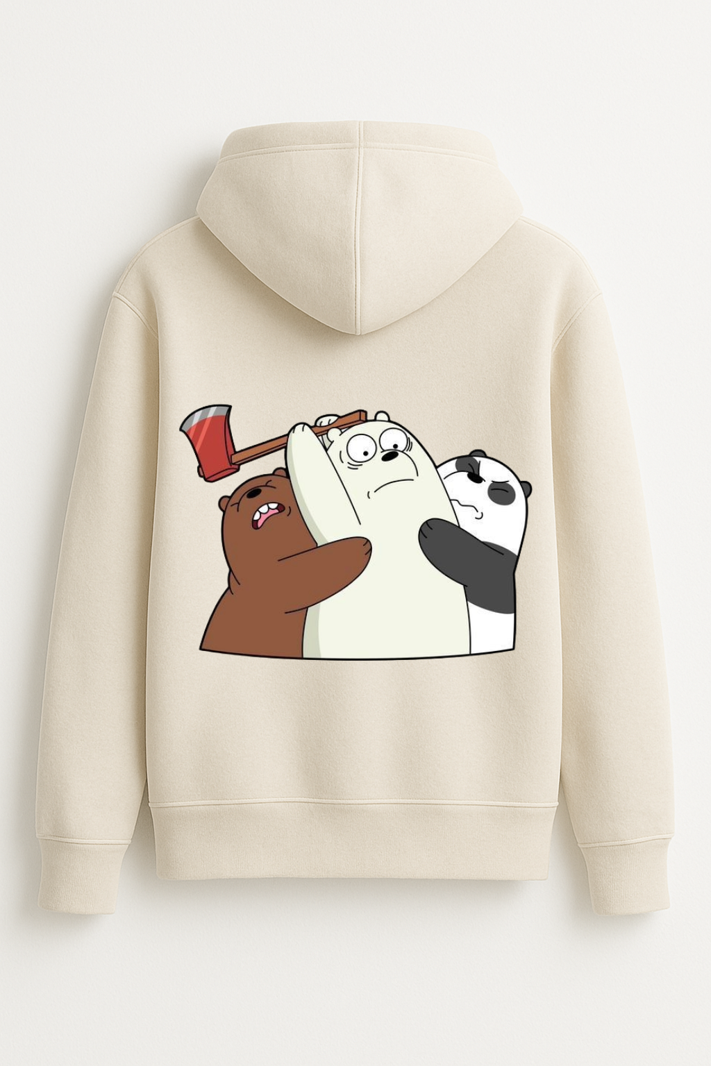 We Bare Bears Oversized Hoodie