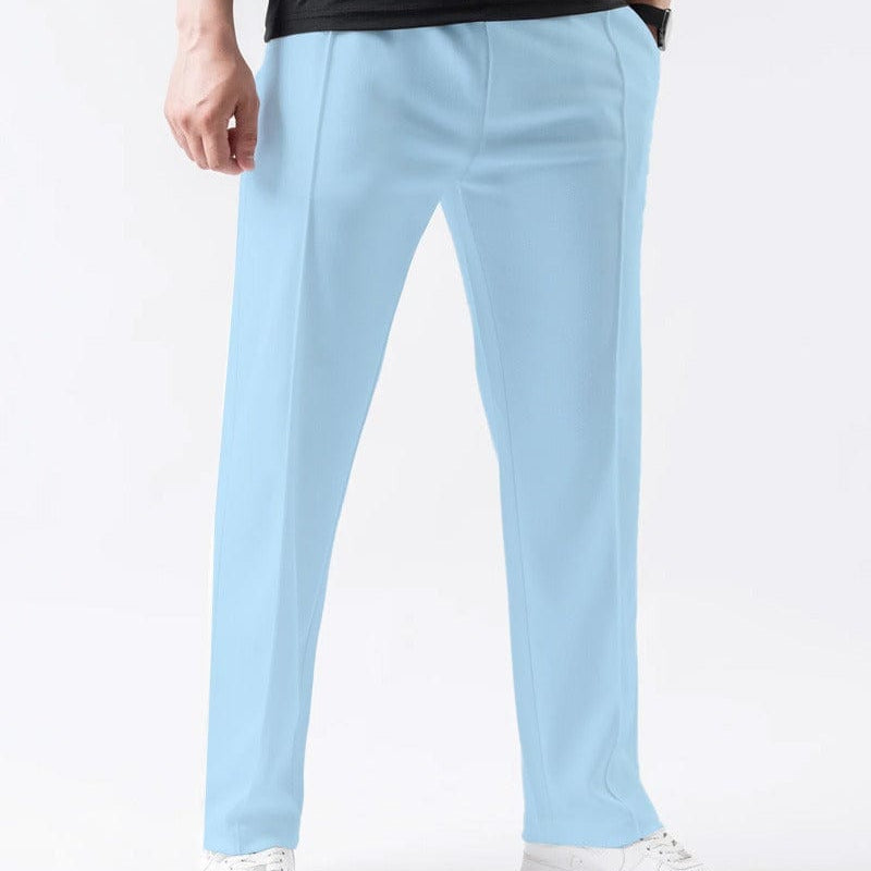 ICONS PLEATED TROUSERS  - SKY BLUE