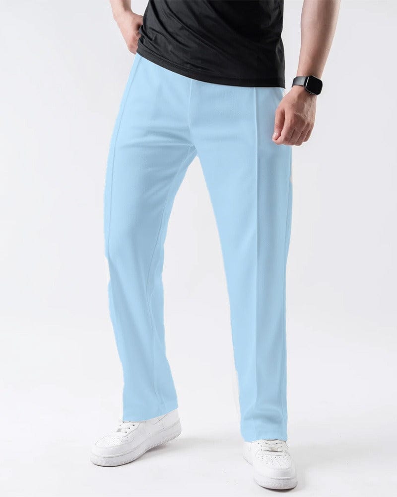 ICONS PLEATED TROUSERS  - SKY BLUE