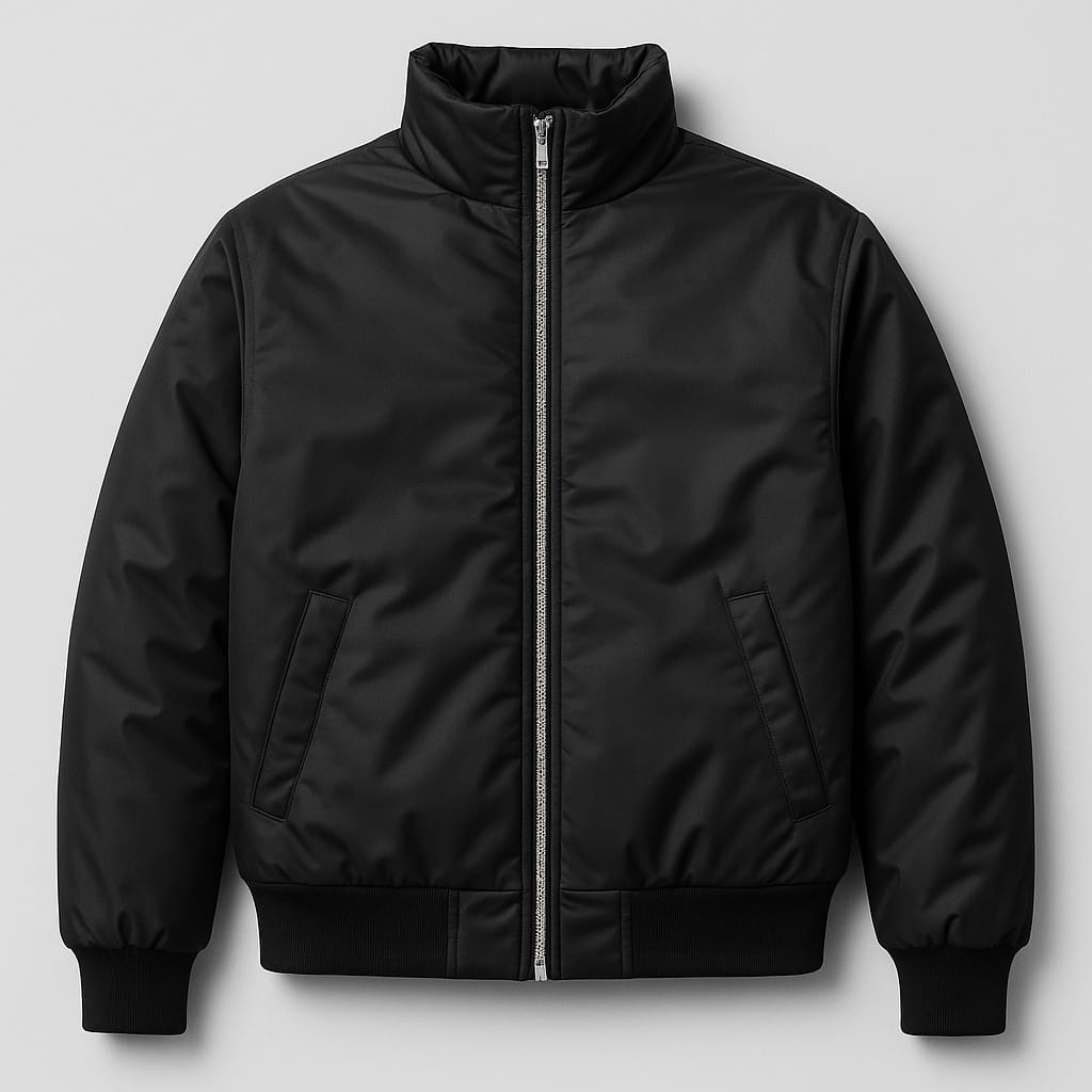 Black Bomber Jacket