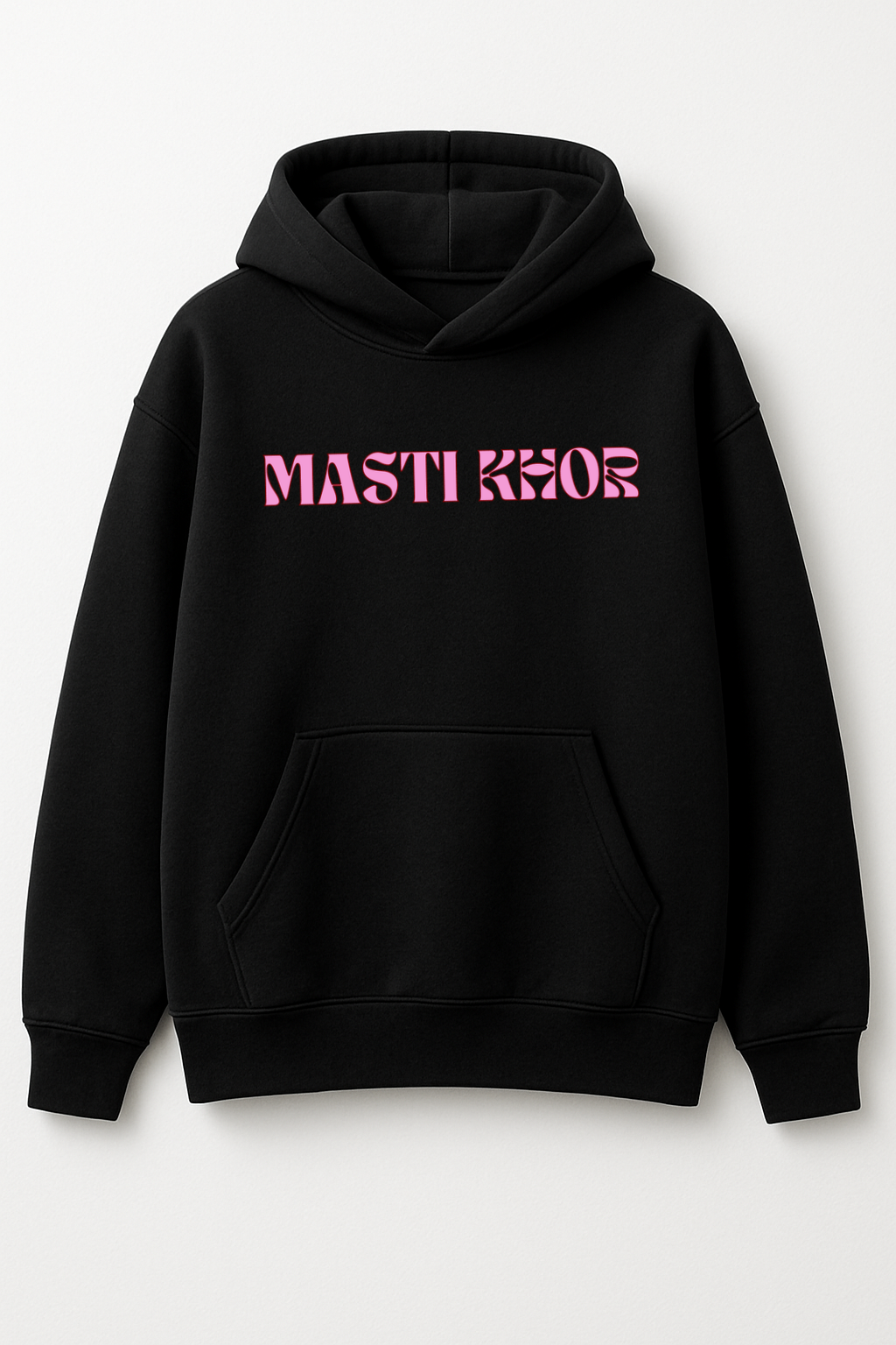Mastikhor Black Oversized Hoodie